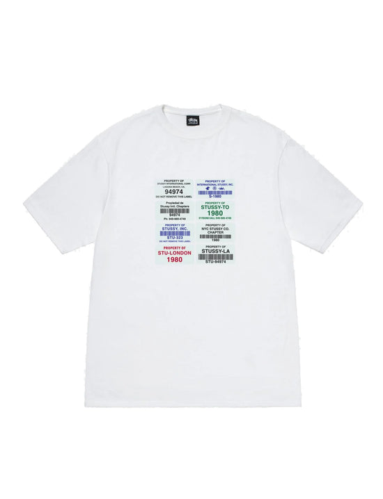 STÜSSY Codes Tee WHITE