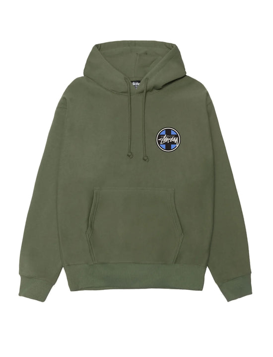 STÜSSY Cross Dot Hood Olive