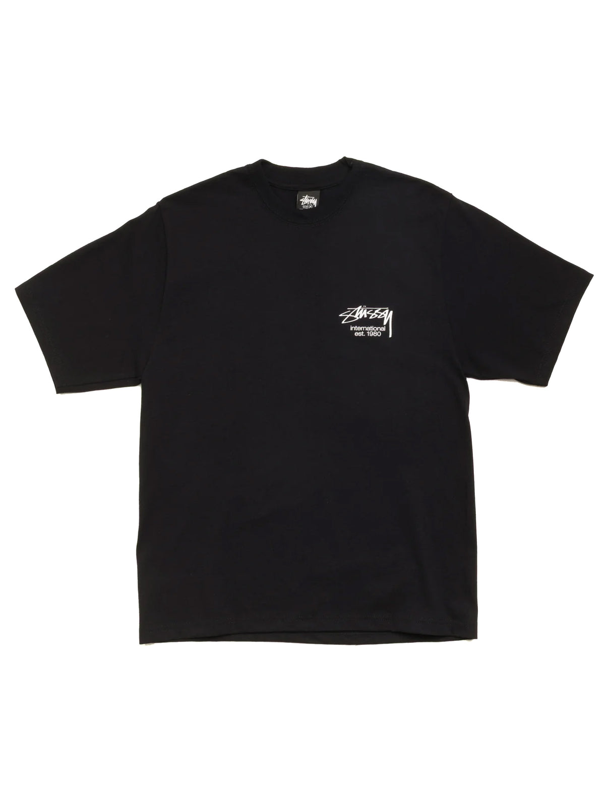 STÜSSY DICE CLOCK TEE BLACK