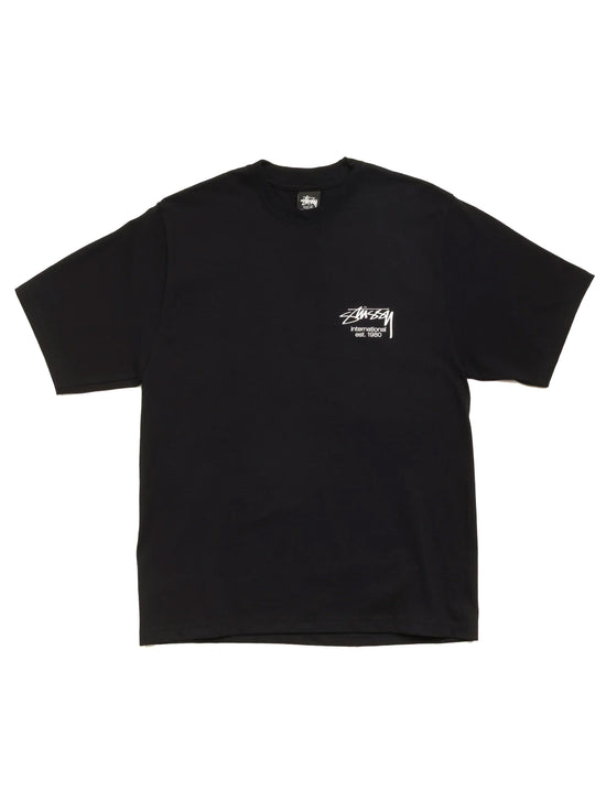STÜSSY DICE CLOCK TEE BLACK