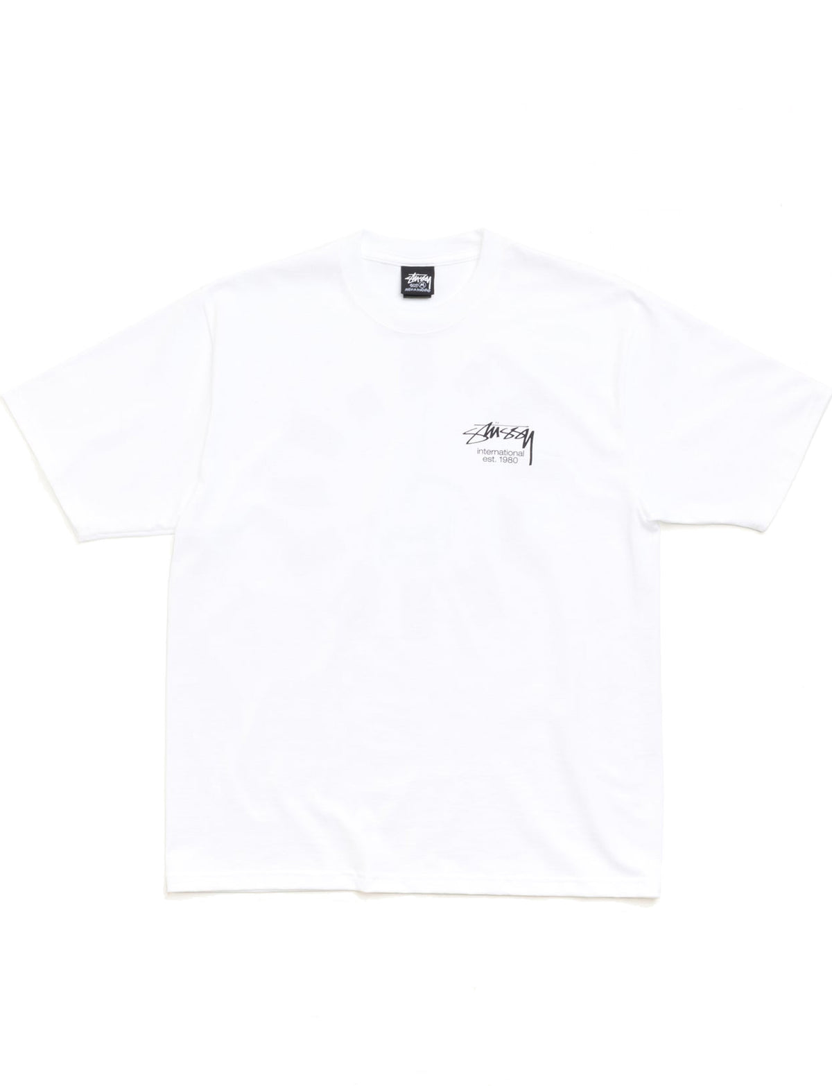 STÜSSY DICE CLOCK TEE WHITE