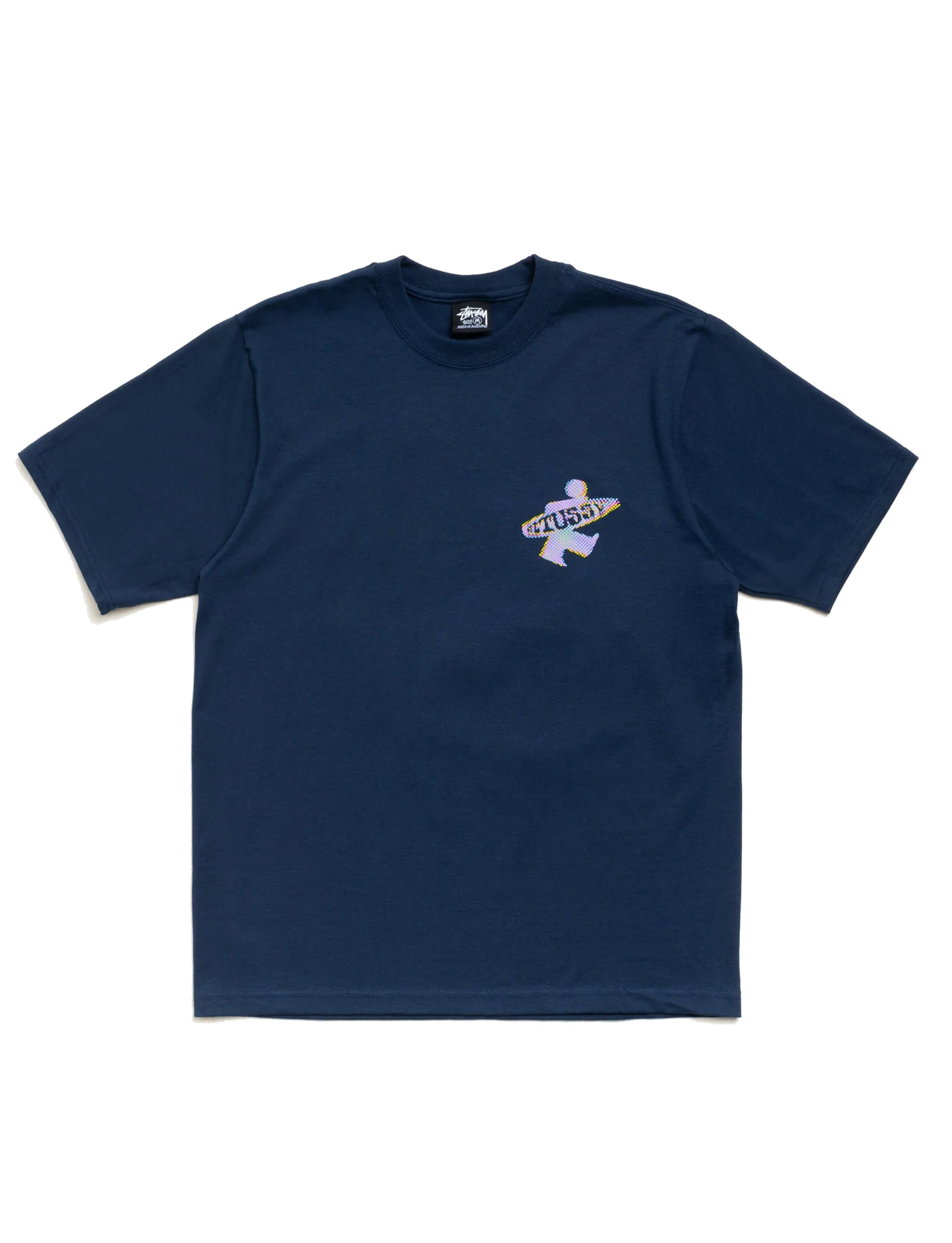 STÜSSY DOT SURF T-SHIRT NAVY