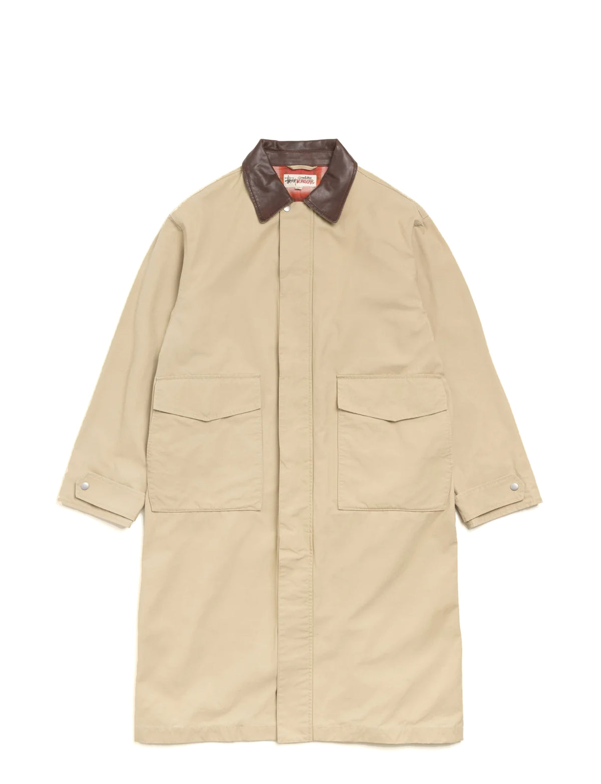 STÜSSY DUSTER COAT KHAKI