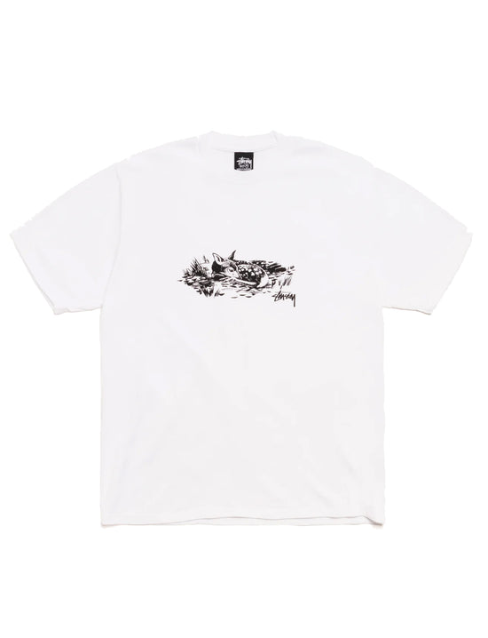 STÜSSY Fawn Tee WHITE