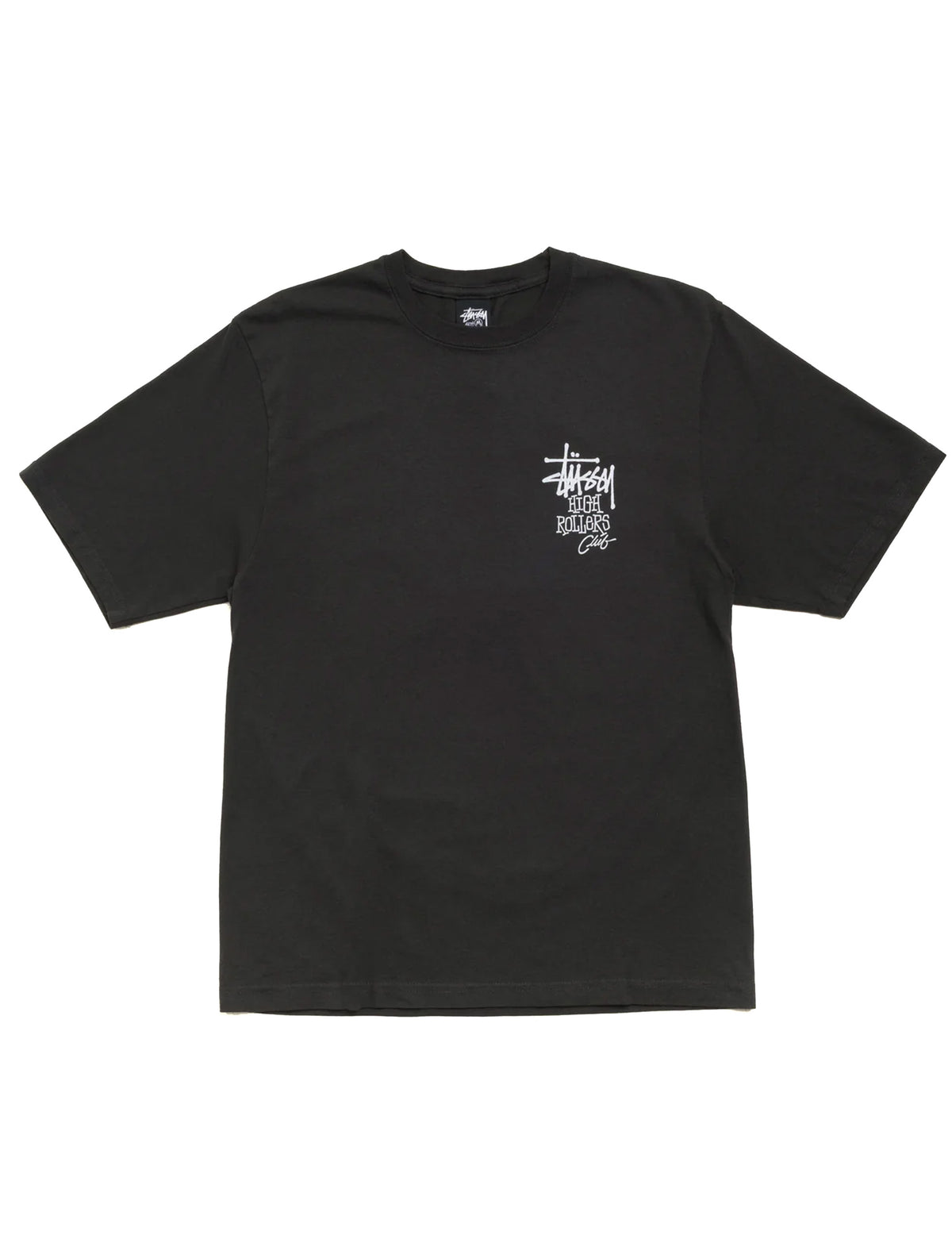 STÜSSY HIGH ROLLERS TEE FADED BLACK