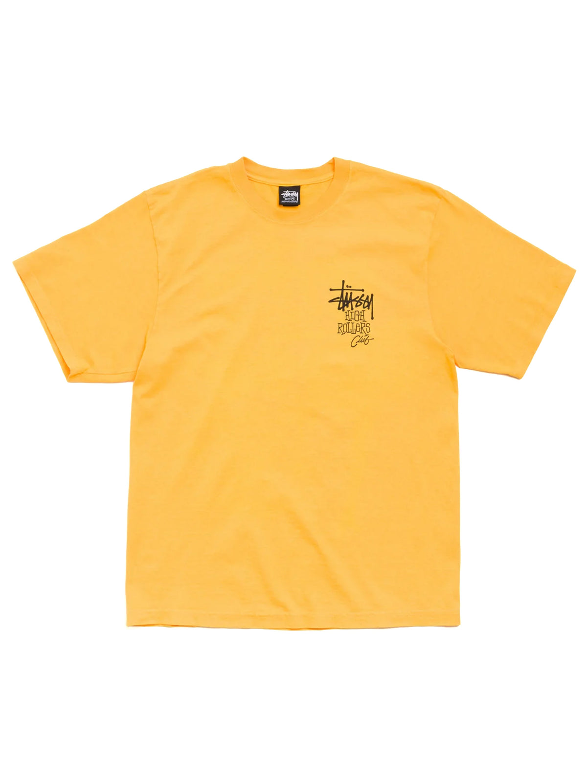 STÜSSY HIGH ROLLERS TEE MARIGOLD