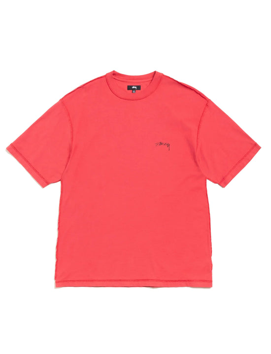 STÜSSY Lazy SS Tee Washed red
