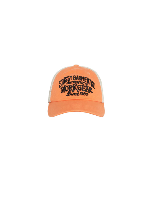 STÜSSY Lp Workgear Strapback Cap Orange