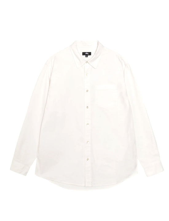 STÜSSY Oxford LS Shirt White