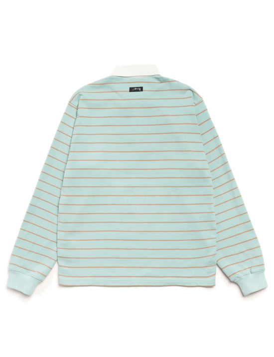 STÜSSY Pin Striped Rugby BLUE