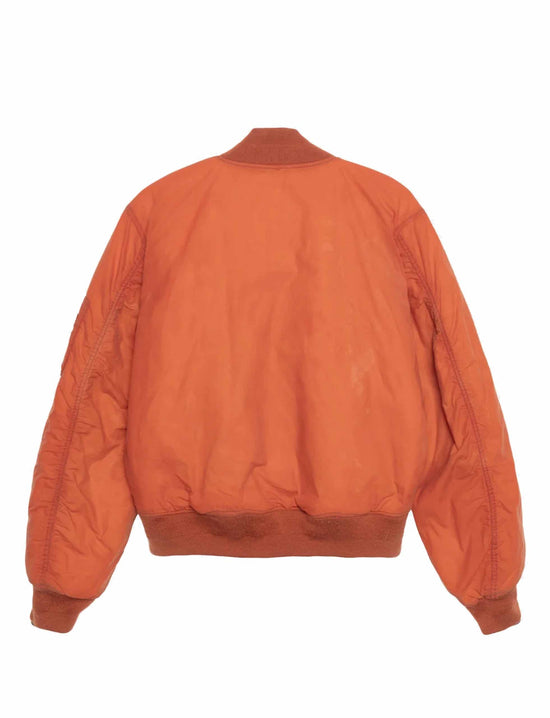 STÜSSY Quilted Bomber Waxed RUST