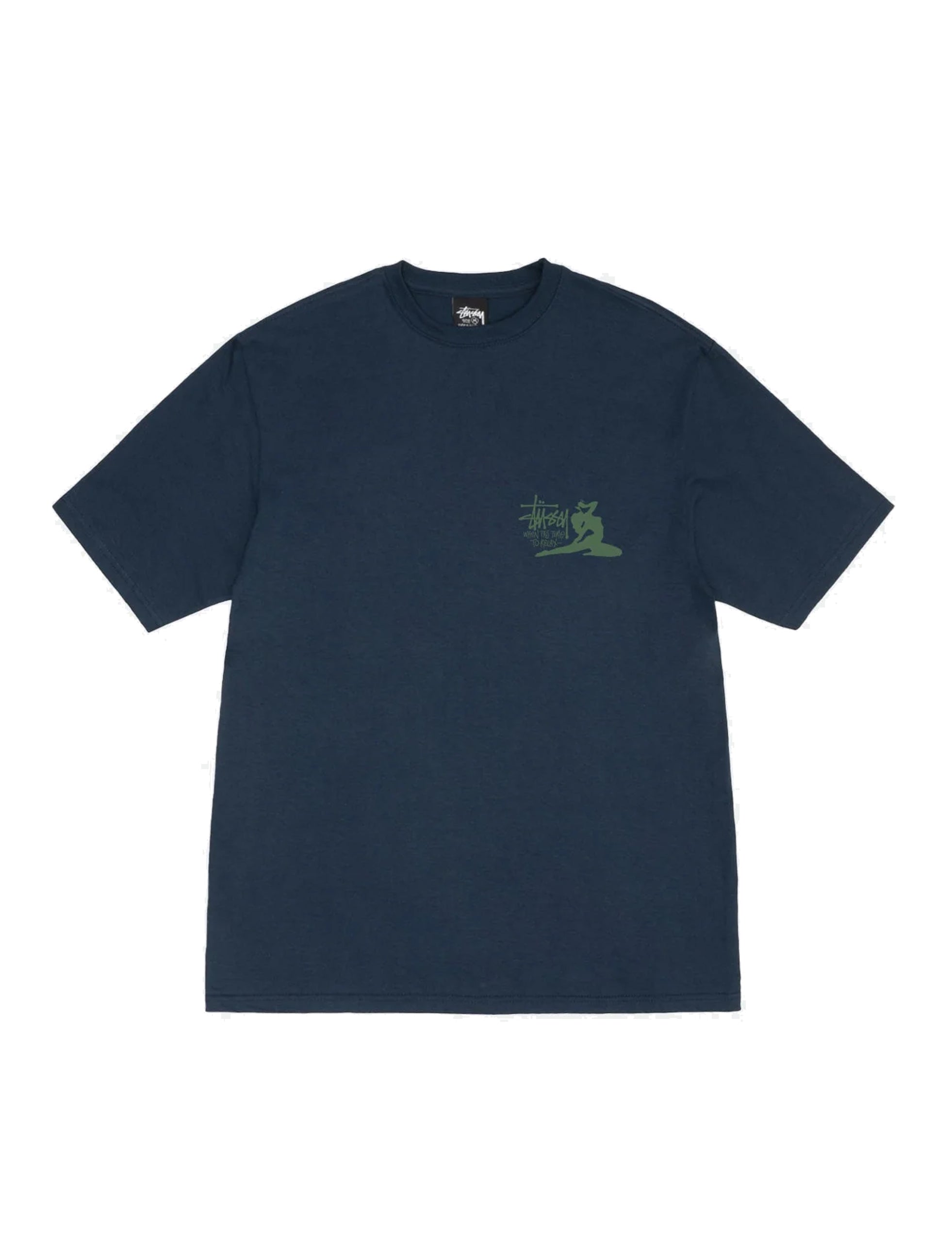 STÜSSY Relax Tee NAVY - minishopmadrid