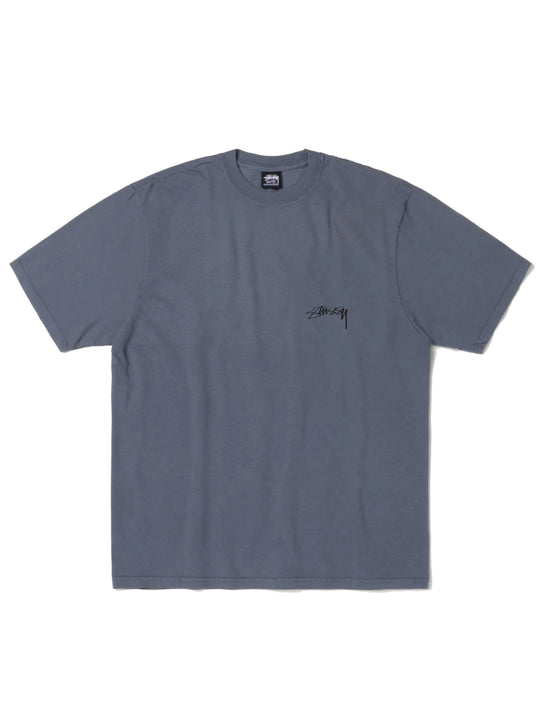 STÜSSY SERPENT TEE PIGMENT DYED NAVY