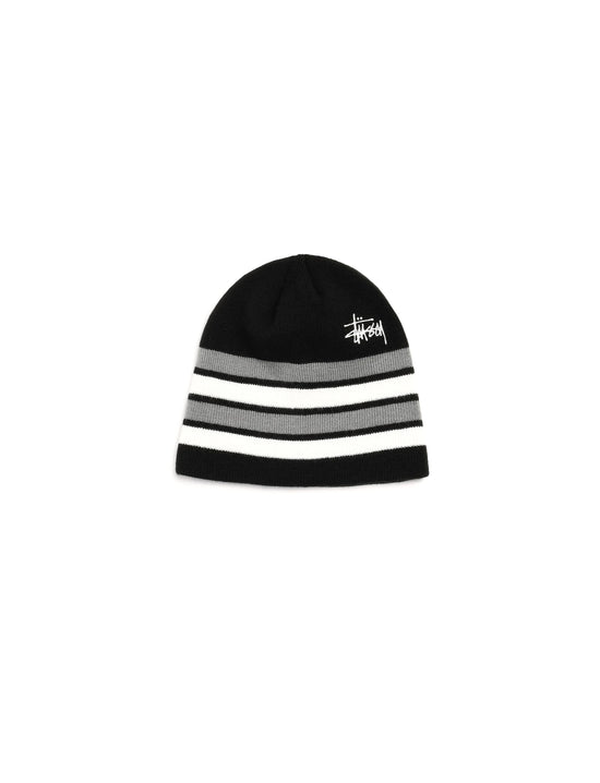 STÜSSY Skullcap Basic Striped BLACK