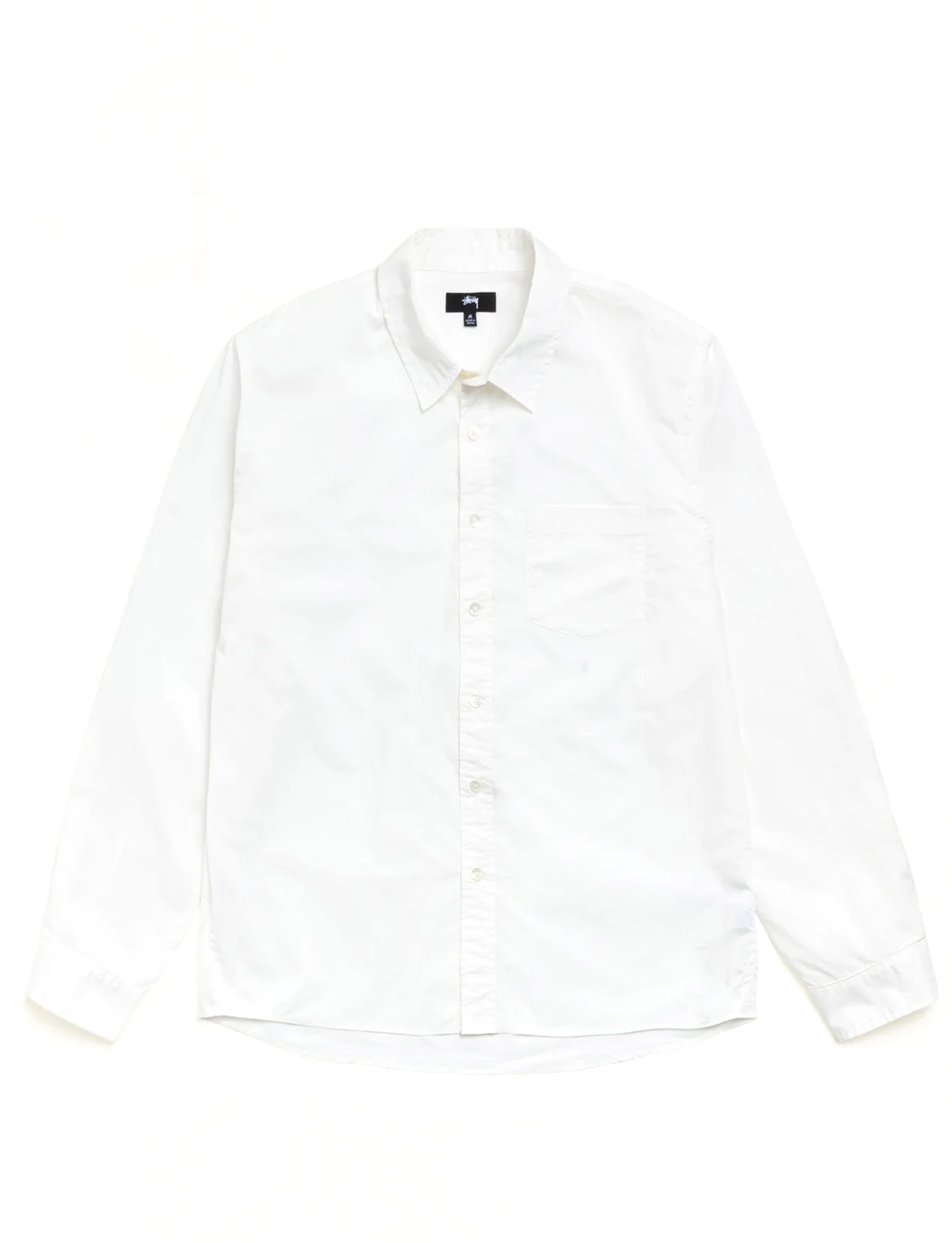 STÜSSY Standard LS Shirt WHITE