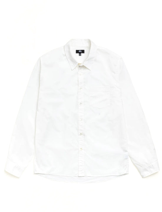 STÜSSY Standard LS Shirt WHITE