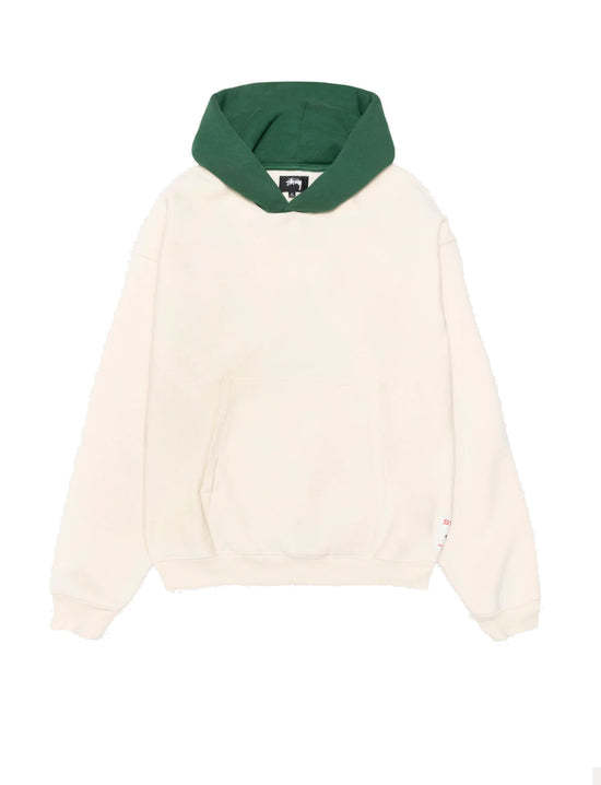 STÜSSY TWO TONE HOODIE BIRCH