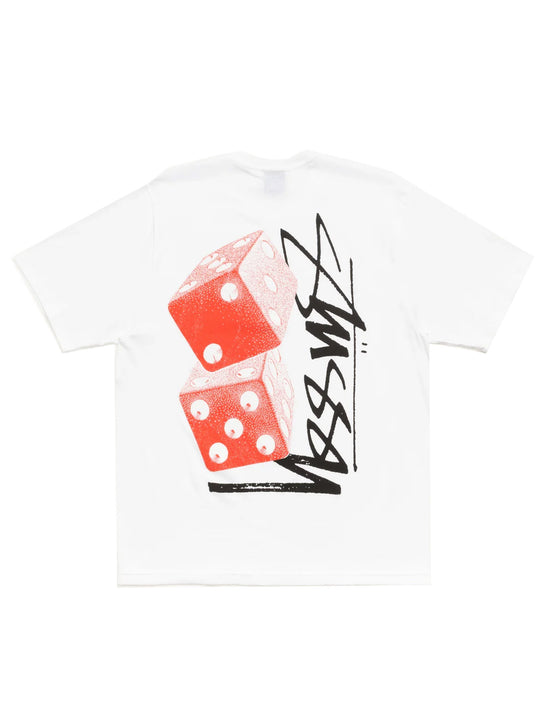 STÜSSY Tall Dice Tee White