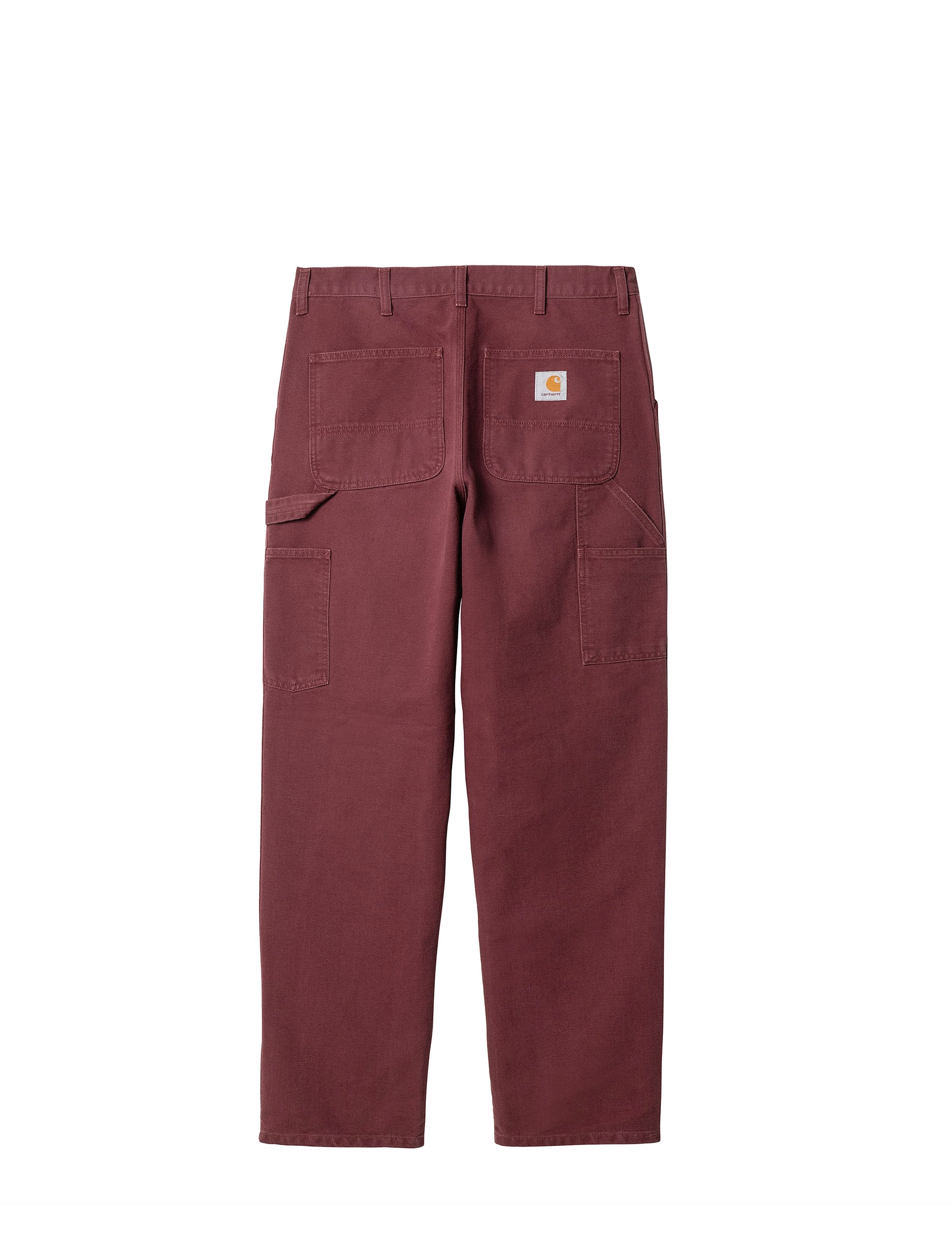 CARHARTT WIP Single Knee Pant Malbec, aged canvas