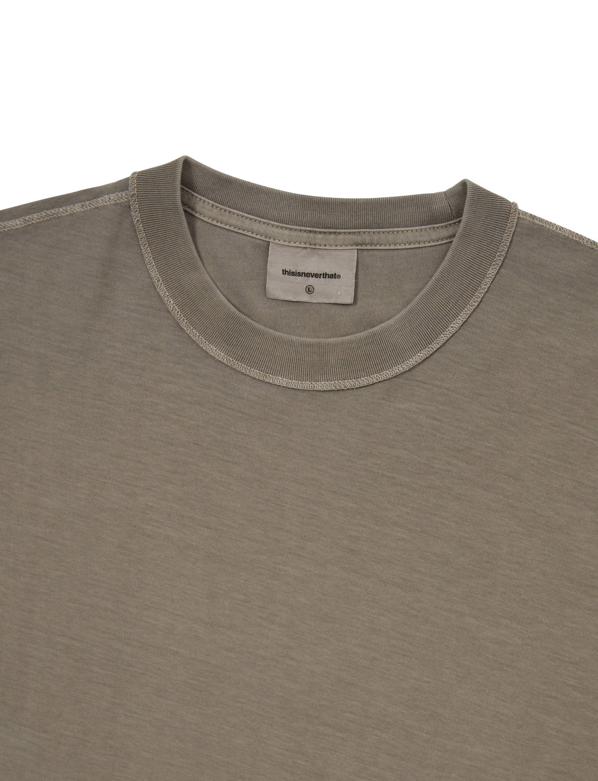 THISISNEVERTHAT Overdyed Reverse Tee Desert Green
