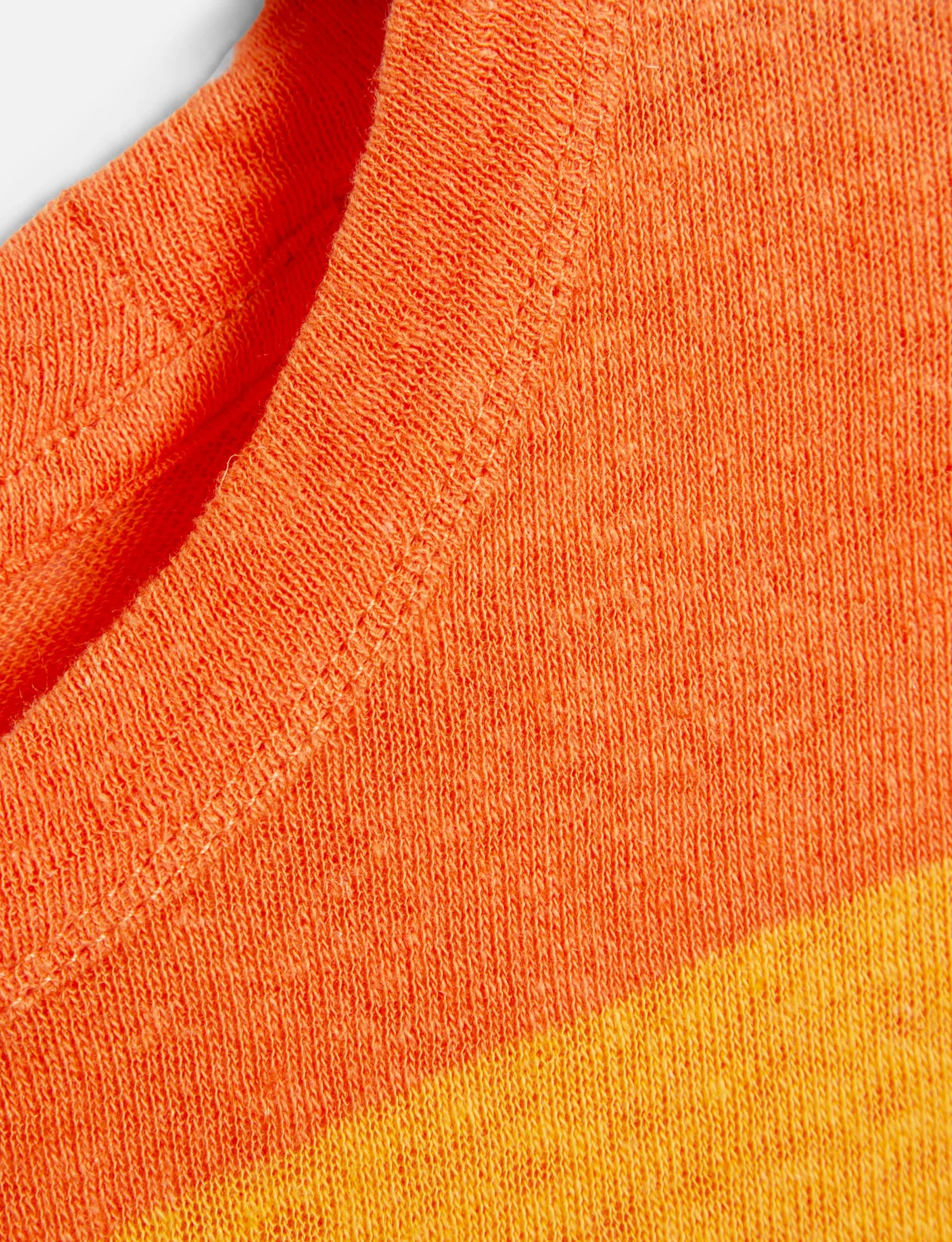 YouMustCreate Triple T-Shirt Striped Orange