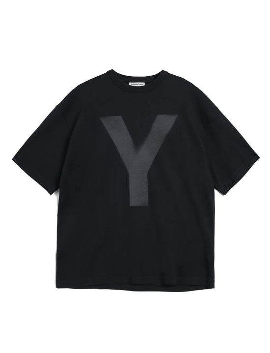 YouMustCreate Triple Y Print T-Shirt Black