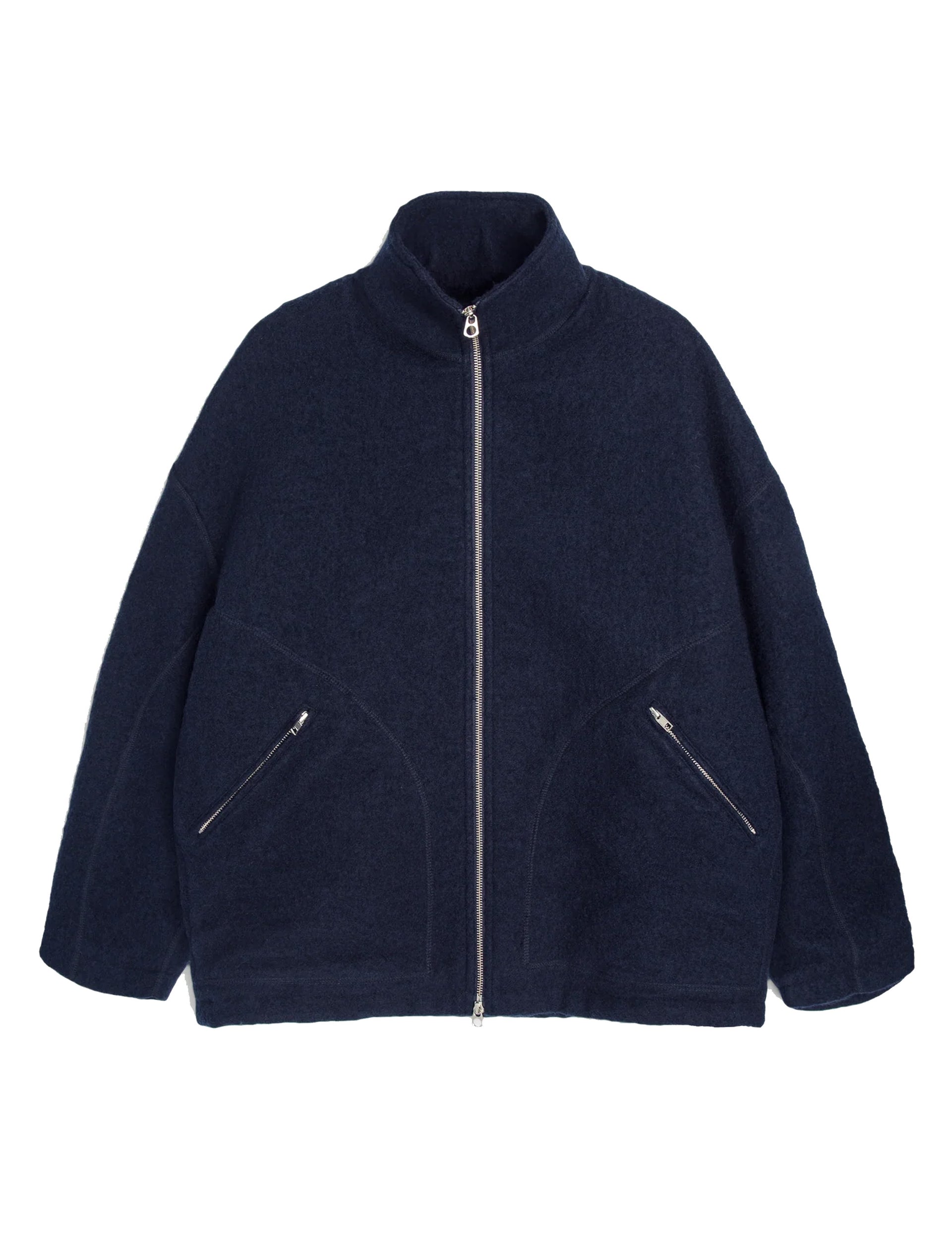 YOUMUSTCREATE AARON ZIP JACKET navy