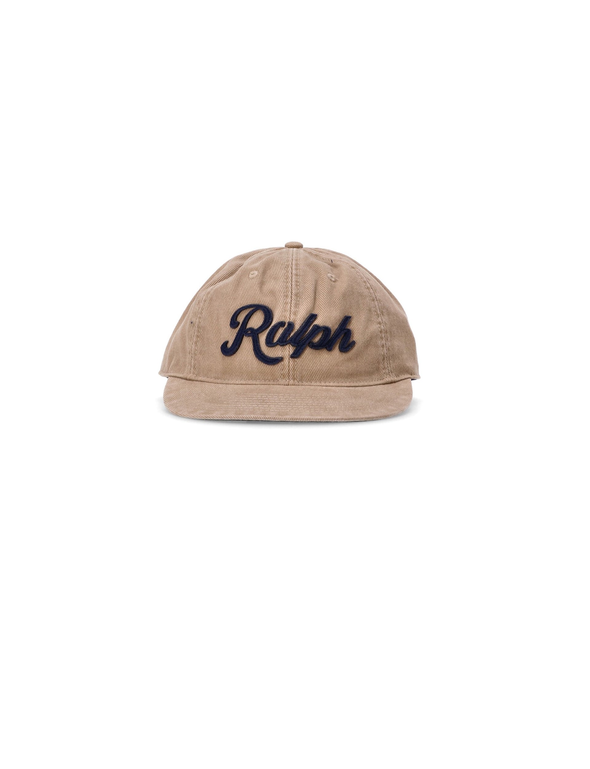 POLO RALPH LAUREN APPLIQUÉD TWILL BALL CAP BEIGE