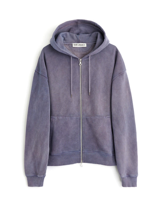 OUR LEGACY RASCAL HOOD Antique Amethyst Star Fleece