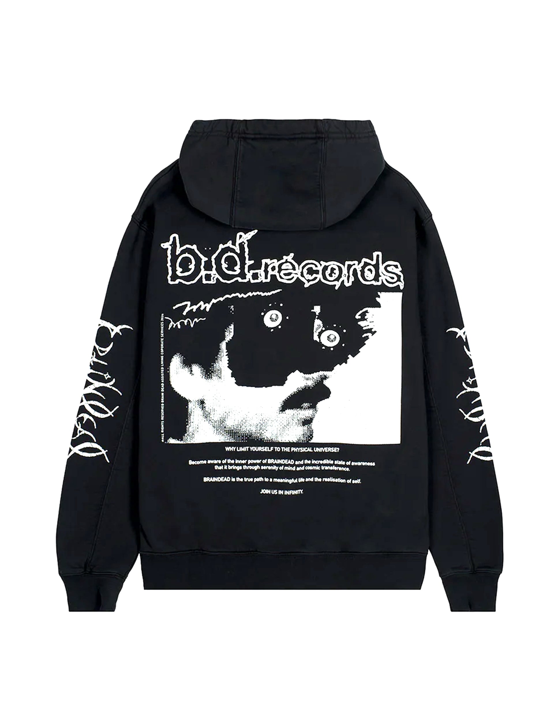 Brain Dead Psycho Meditation Hoodie Black