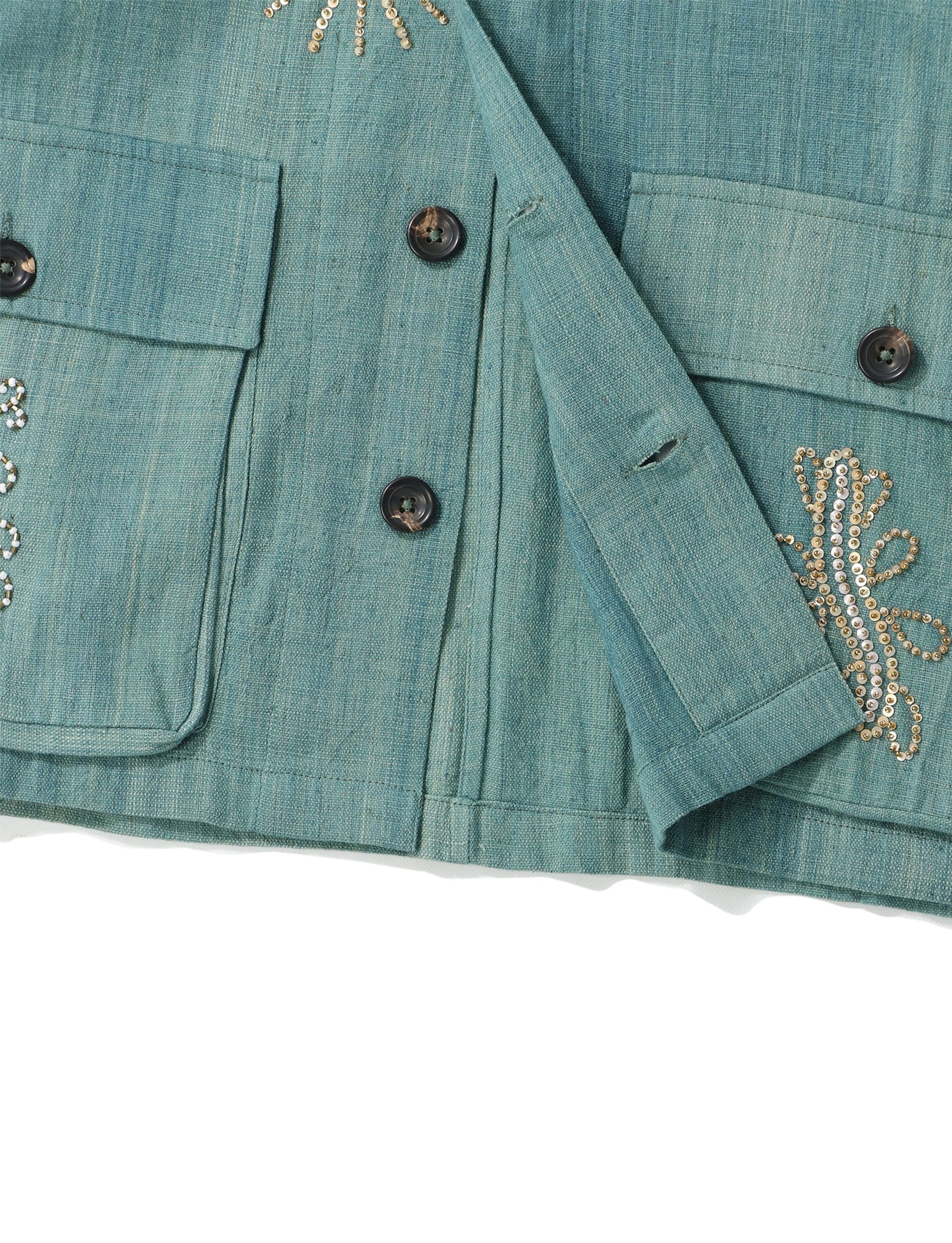 KARTIK RESEARCH Safari Jacket Algae/ Gold