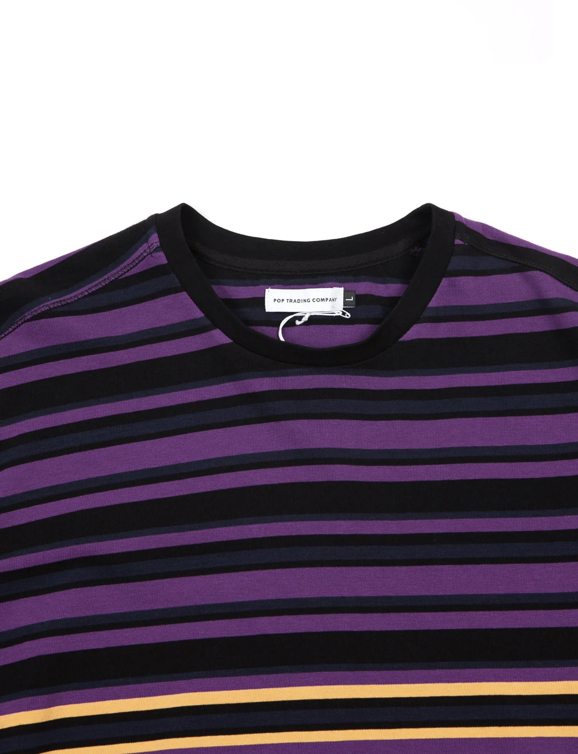 POP TRADING NAGEL STRIPED LONGSLEEVE PURPLE