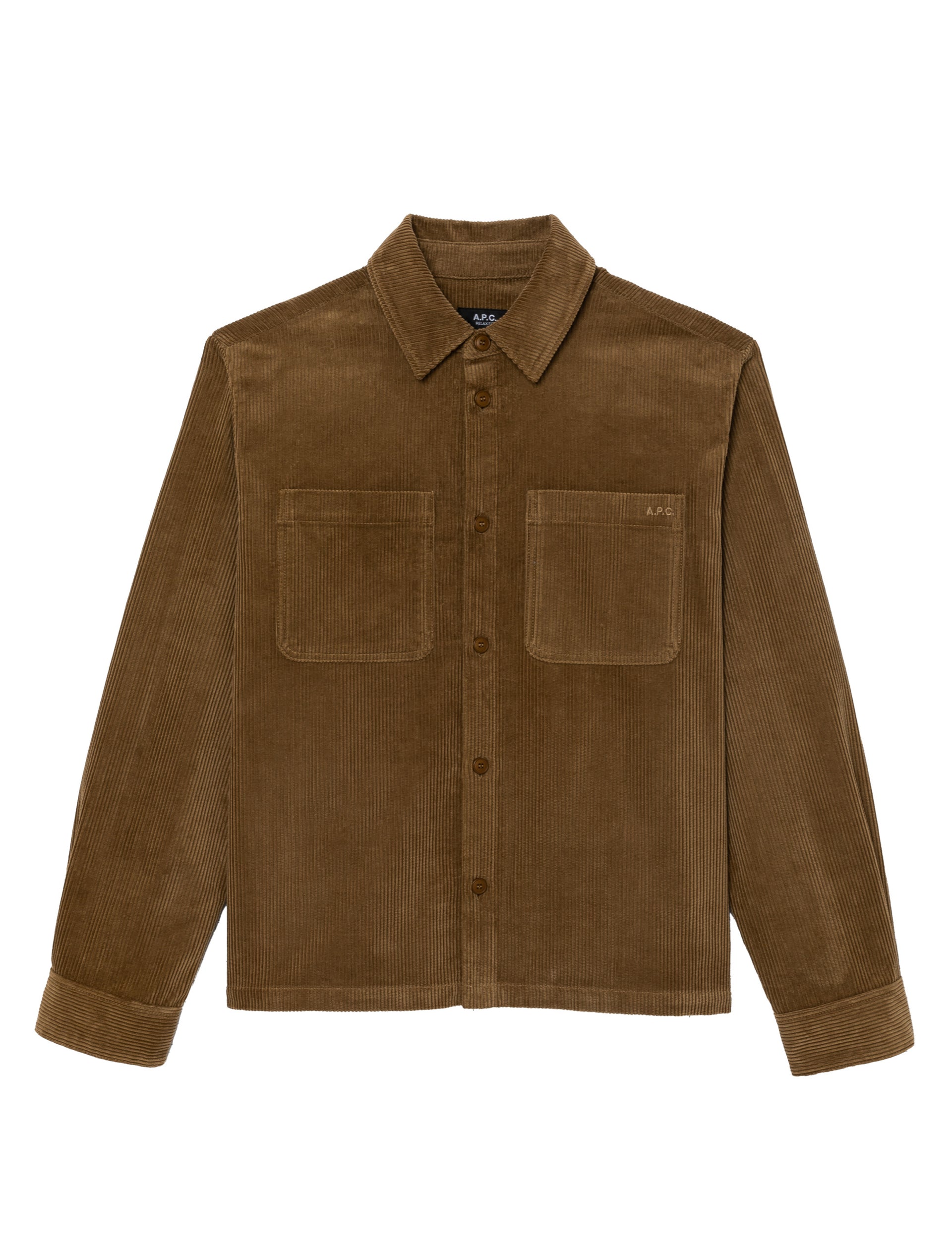 A.P.C. SURCHEMISE LEON CAA BROWN