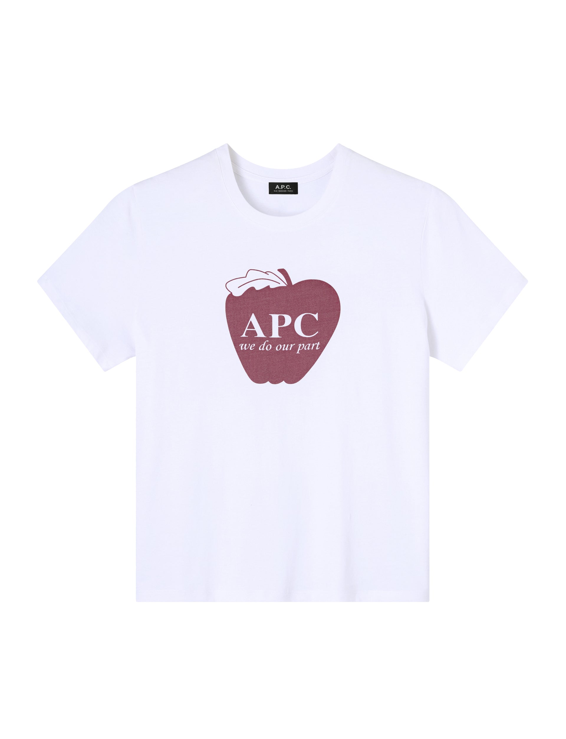 A.P.C. T-SHIRT POMME WHITE