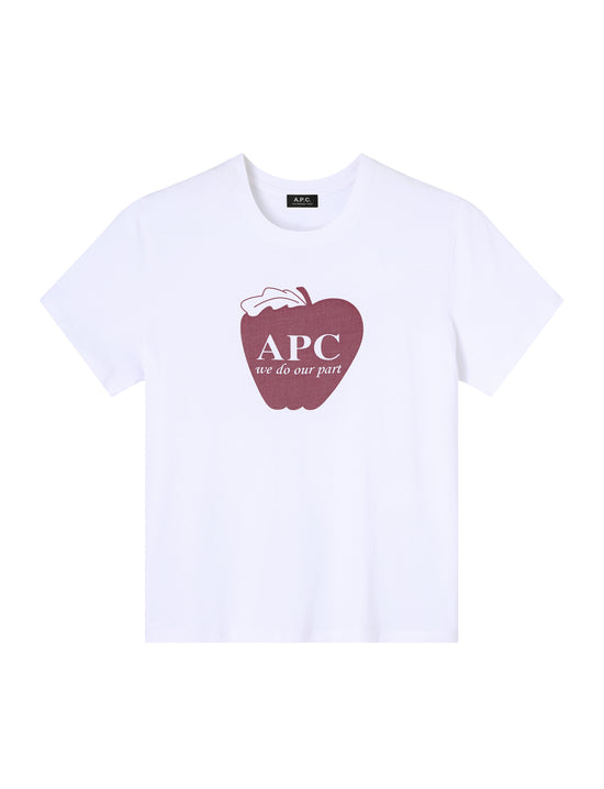 A.P.C. T-SHIRT POMME WHITE