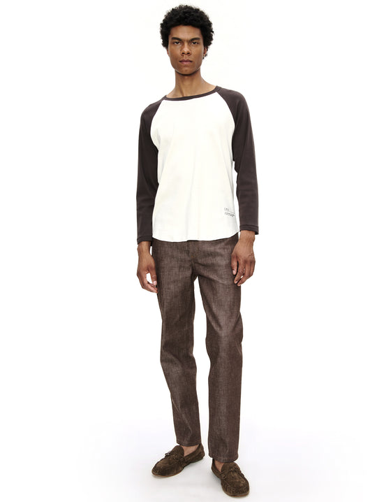 A.P.C. T-SHIRT QUARTER BEIGE/BROWN