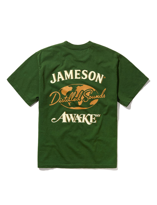 AWAKE NY X JAMESON COLLECTION T-SHIRT GREEN