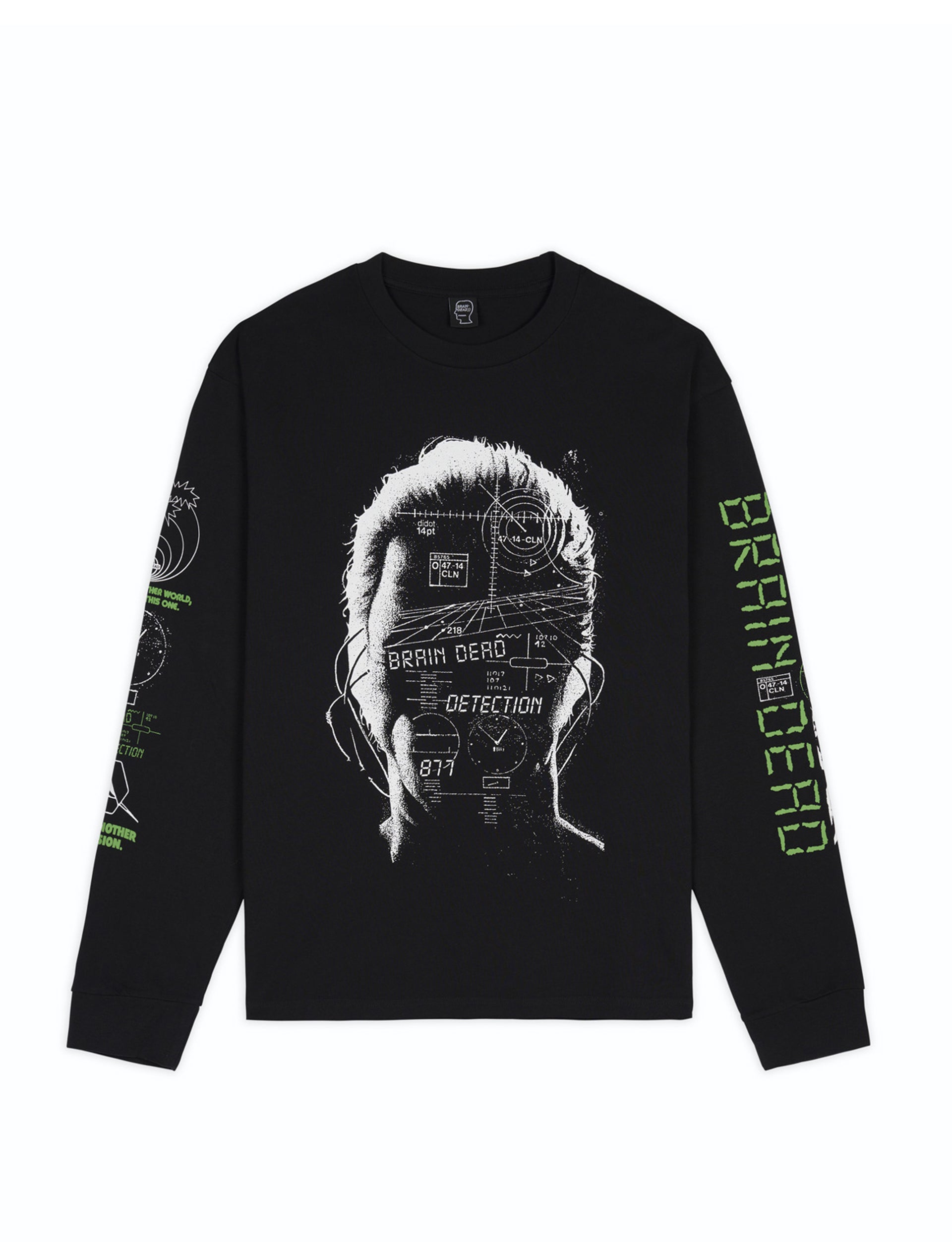 BRAIN DEAD ALTERNATE DIMENSION LS T-SHIRT BLACK