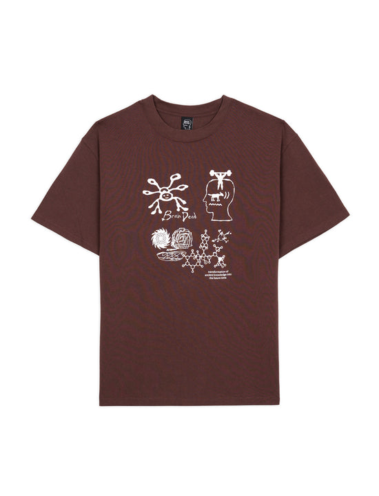 BRAIN DEAD ANCIENT KNOWLEDGE TSHIRT - BERRY