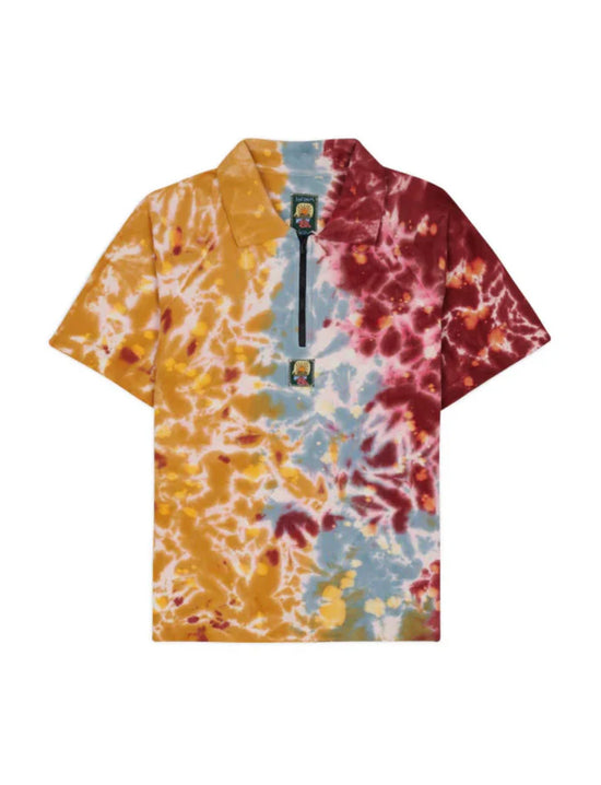 BRAIN DEAD DYED SHORT SLEEVE BOXED PIQUE POLO