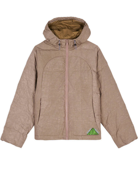 BRAIN DEAD Dimension Puffer Jacket - Tan