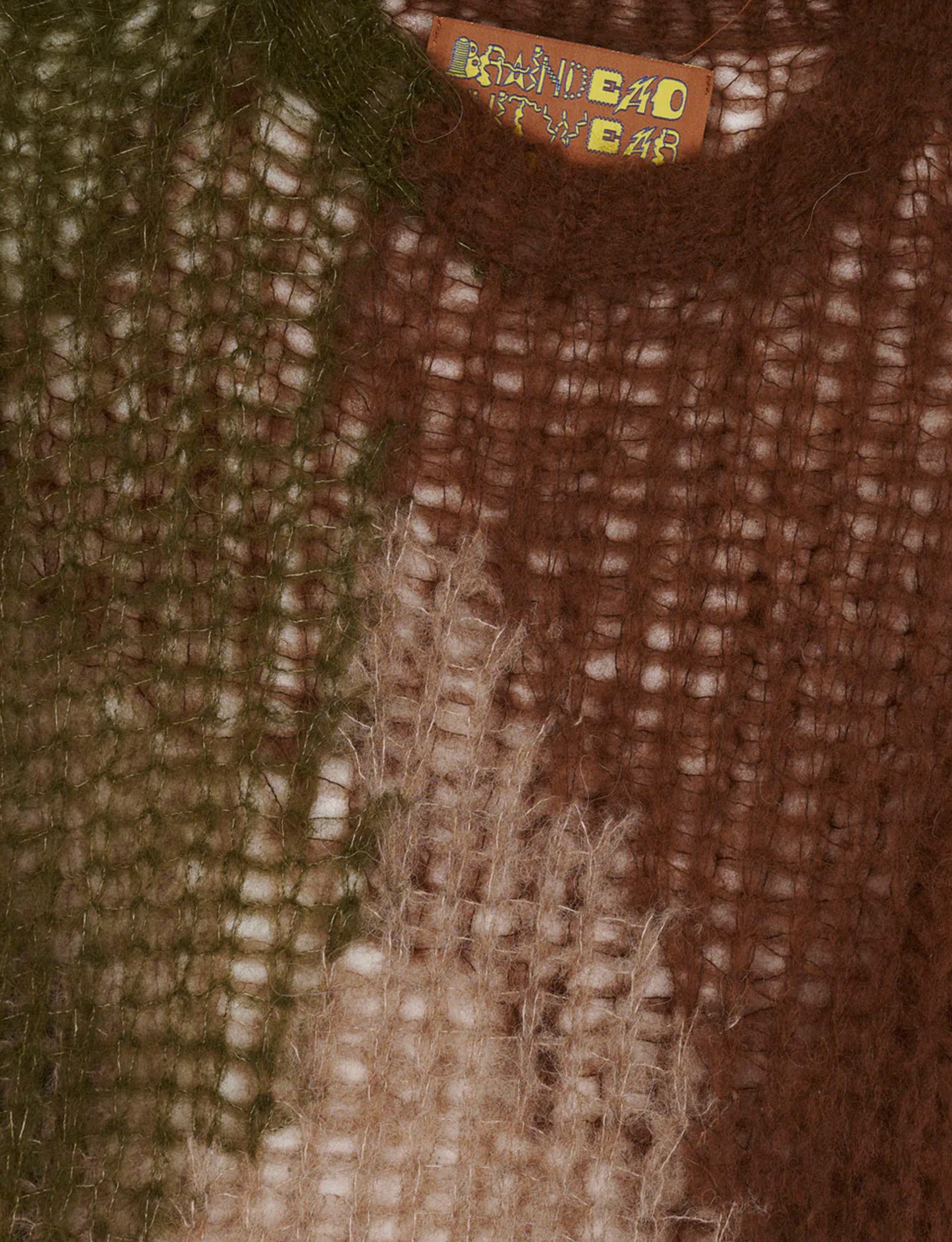 BRAIN DEAD ORGANIC THREADBARE SWEATER - OLIVE