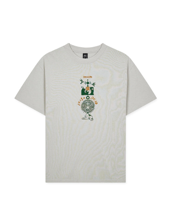 BRAIN DEAD THERE IS A WAY T-SHIRT - GREY