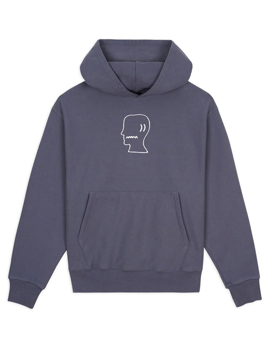 Brain Dead Logohead Hoodie - Slate