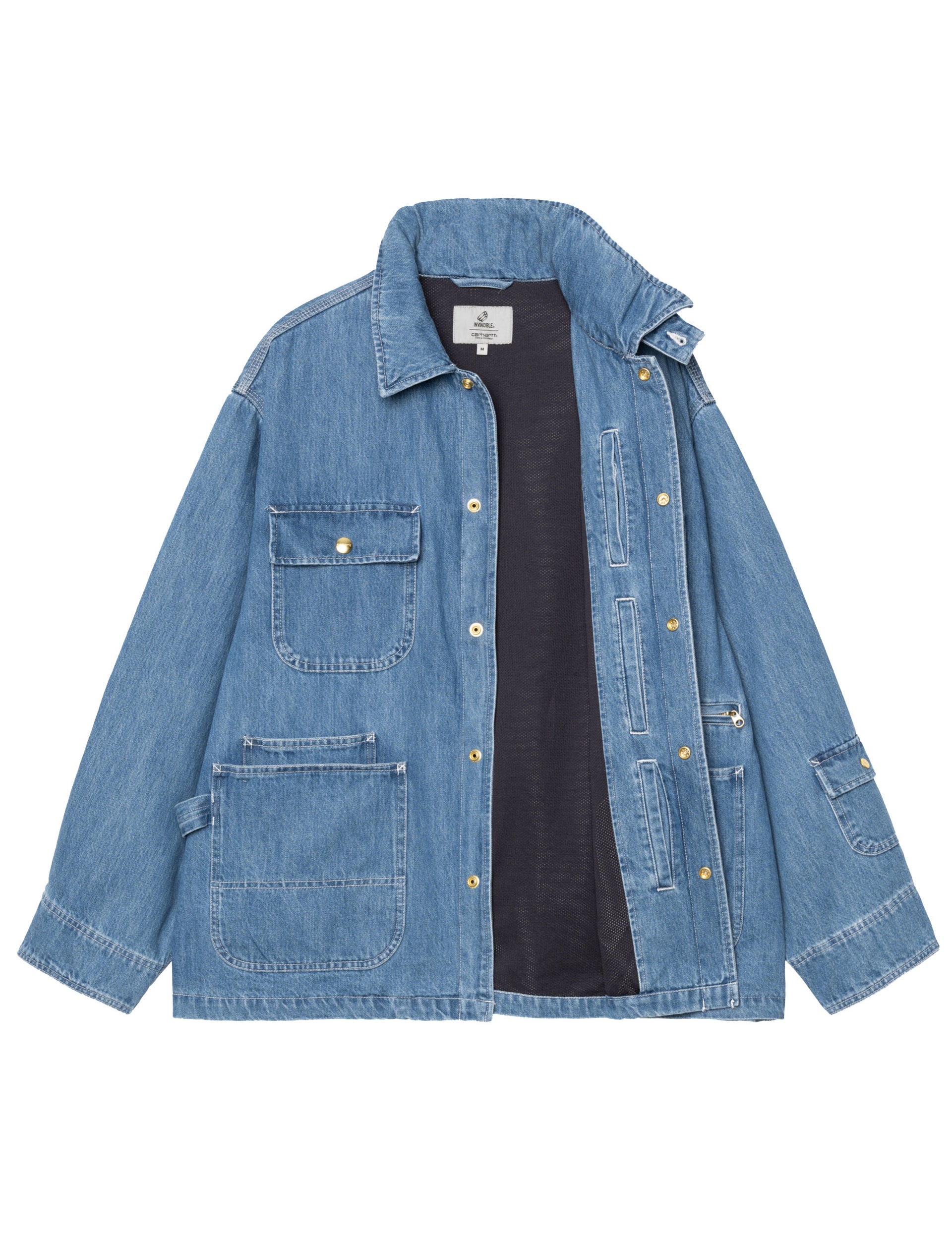 CARHARTT WIP X INVINCIBLE DENIM CHORE COAT MAX