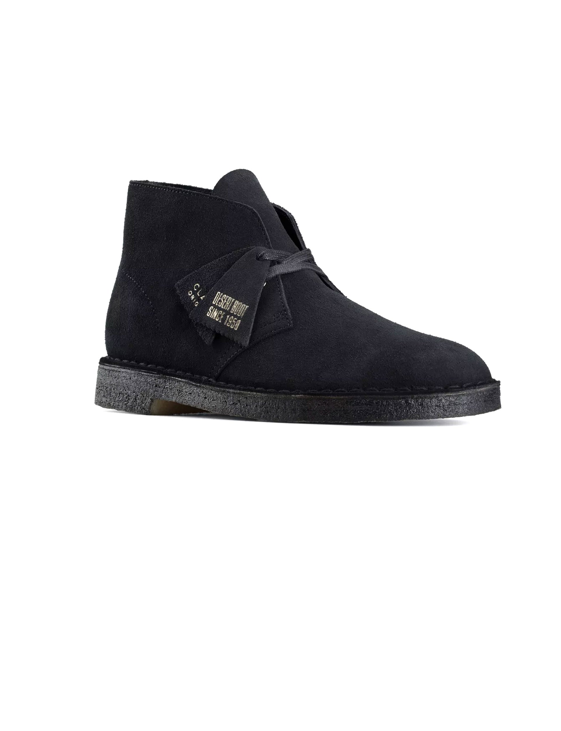 CLARKS Desert Boot Navy Suede