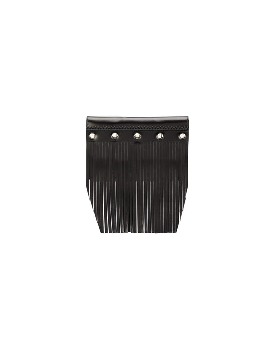 COMME DES GARÇONS FRINGED CARDHOLDER SAJ12P3S BLACK