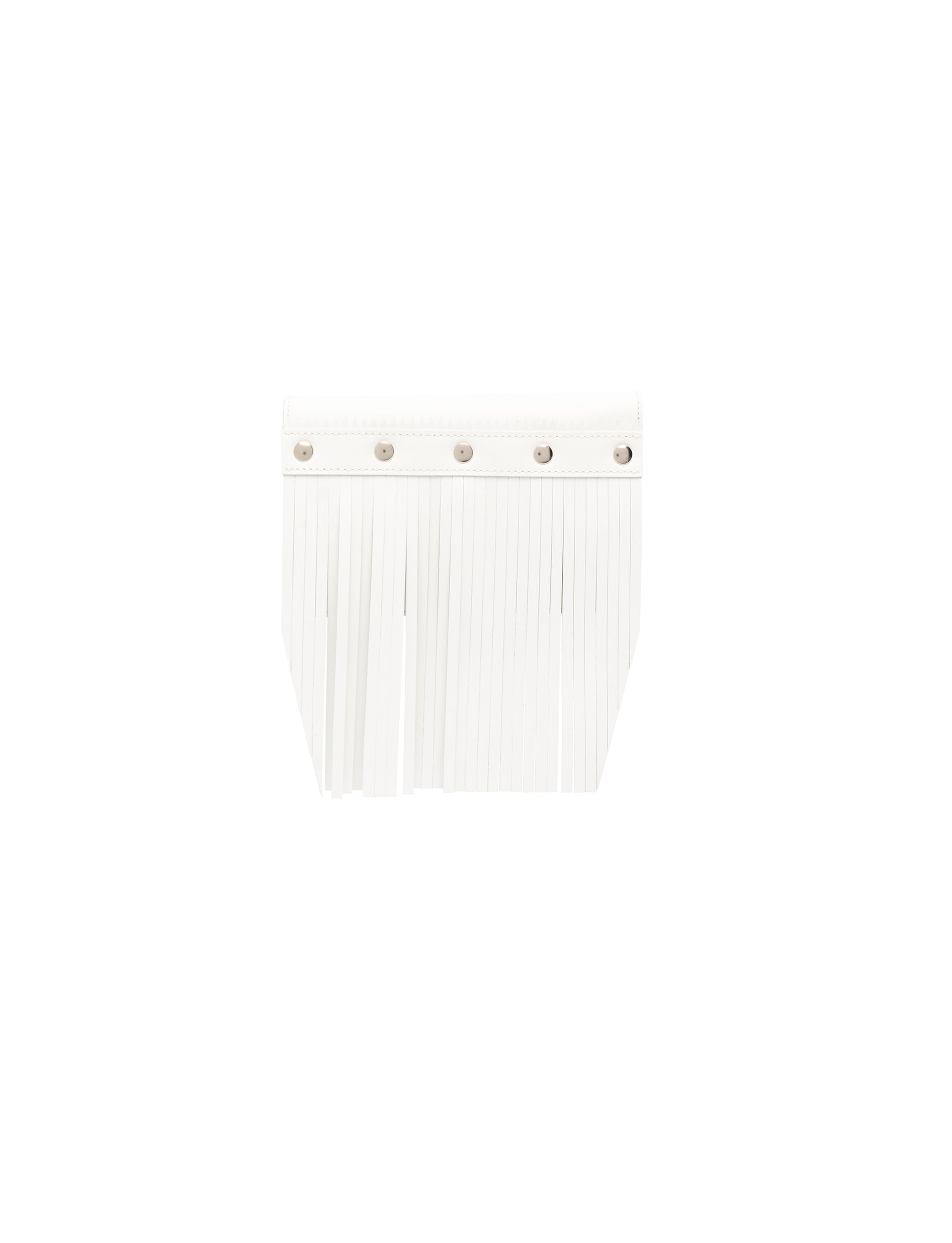 COMME DES GARÇONS FRINGED CARDHOLDER SAJ12P3S WHITE