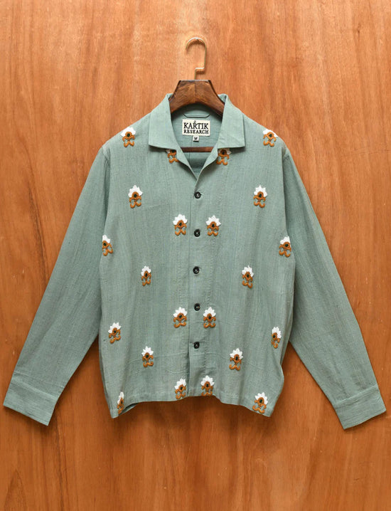 KARTIK RESEARCH SHIRT Turquoise