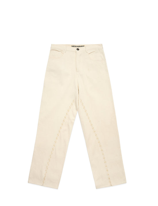 KARTIK RESEARCH  SPLIT DENIM TROUSERS